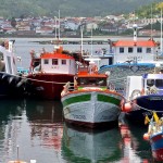 Boats at harbour, Muros, Galicia