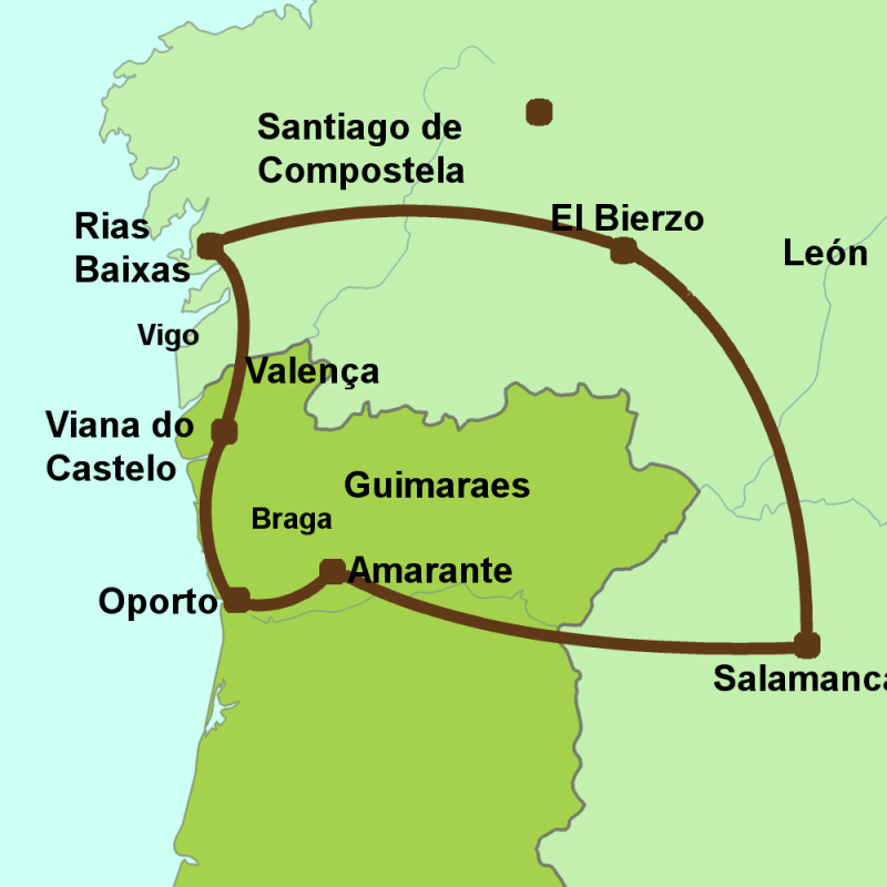 Two week tours in Spain - bespoke, self-drive touring holidays