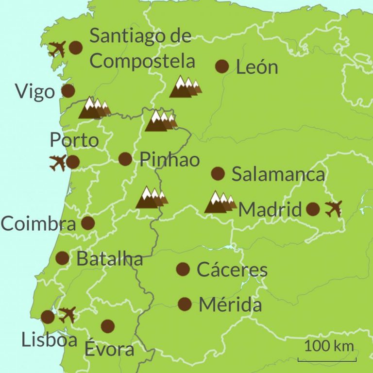 Portugal and Spain - Independent Touring Holidays - Casas Cantabricas