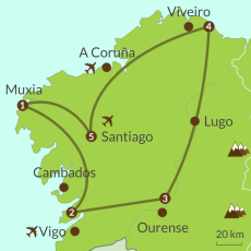 Circular Tour Galicia | Caminos touring holidays in Spain