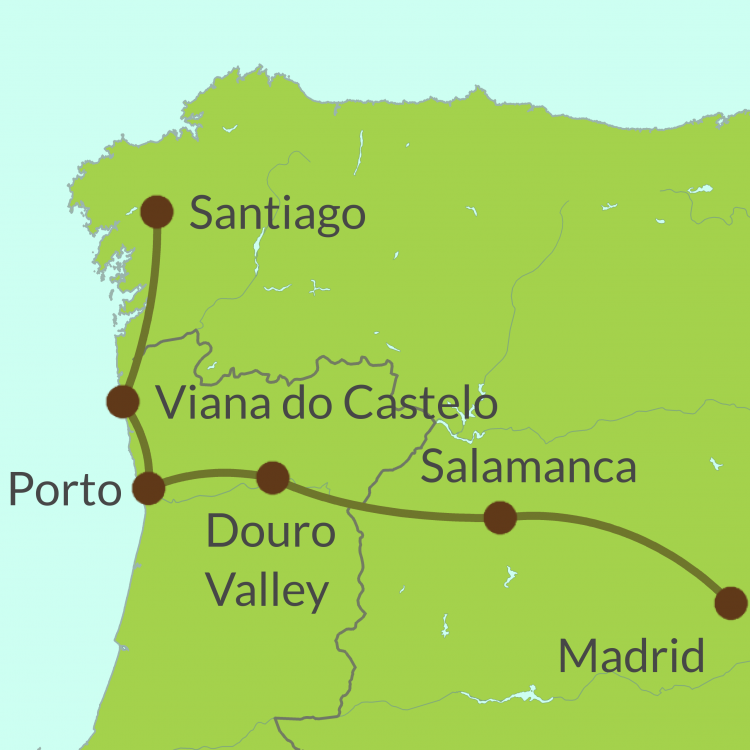 Two week tours in Spain - bespoke, self-drive touring holidays