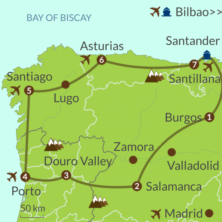 Northern Spain Independent Touring Holidays 2024