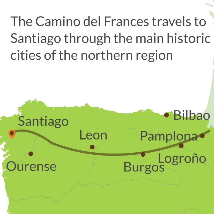 The Way of Saint James - Camino de Santiago in Spain & Portugal