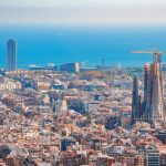 Panoramic photo of Barcelona