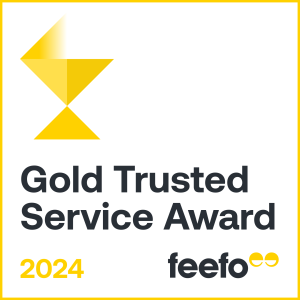 Feefo Gold Award for customer service 2024